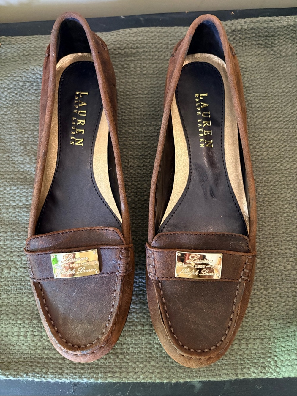Lauren Ralph Lauren Women's Brown Suede Loafers